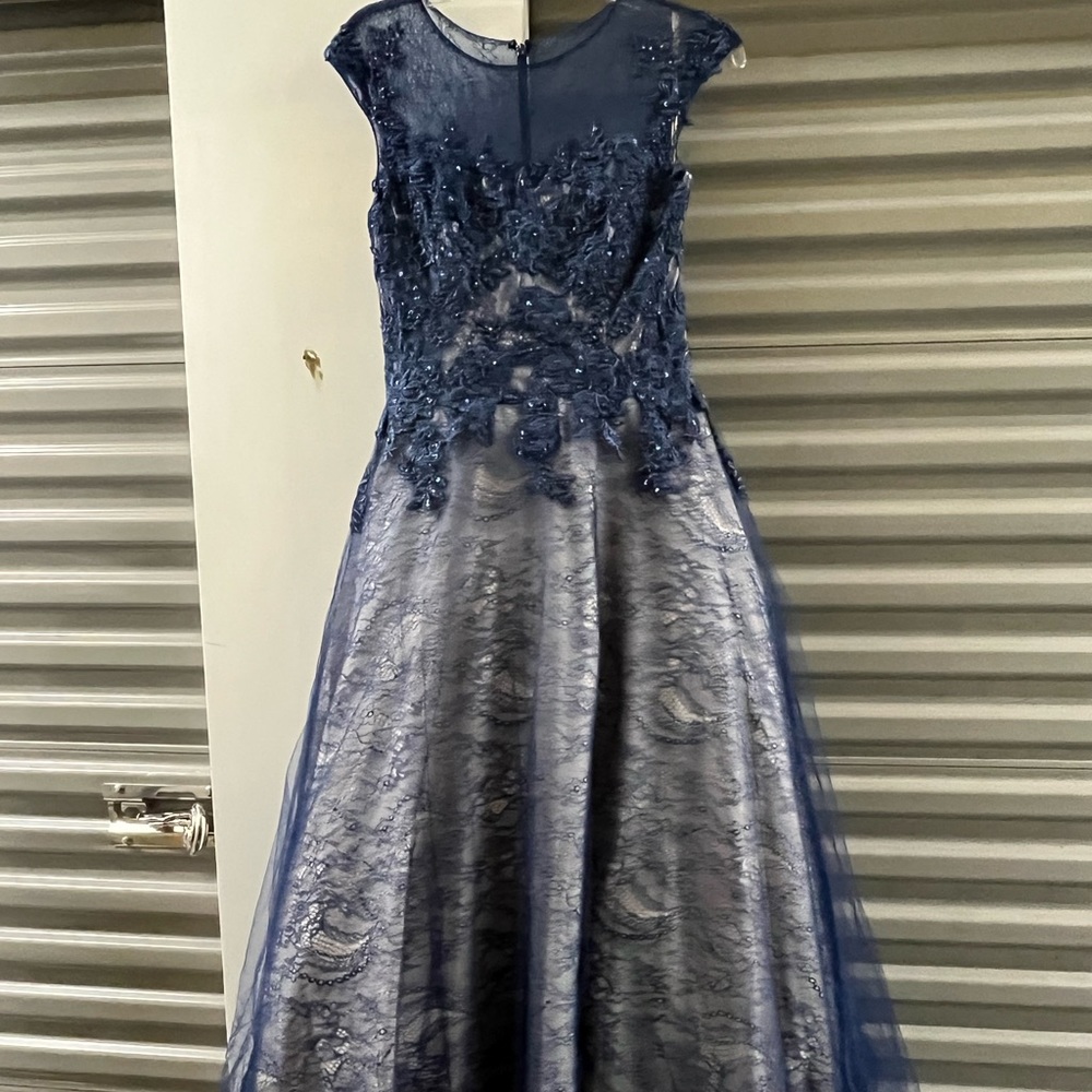Ballgown blue dress